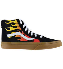 Vans Schoenen - Sk8-HI Zip - Vlam Black/rubber