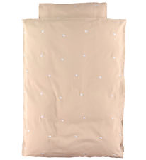 Filibabba Bedding - Baby - Warm Grey/Embroidered The Whale Chris