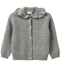 Sofie Schnoor Cardigan - Knitted - Wool - Grey Melange