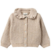 Sofie Schnoor Cardigan - Knitted - Wool - Ecru Melange