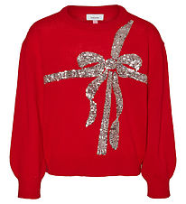 Vero Moda Girl Bluse - Strick - VmGlitterGift - Chinesisches Rot