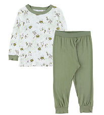 Joha Schlafanzug - 2-teilig - Bambus - Off White m. Print