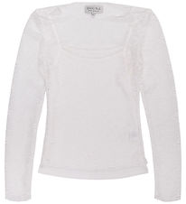 Hound Blouse - Lace - Off White w. Pointelle