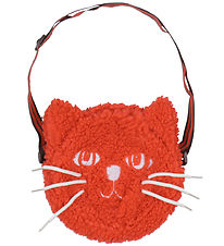 Mini Rodini Hliðartaska - CAT Fuzzy Mini - Rautt
