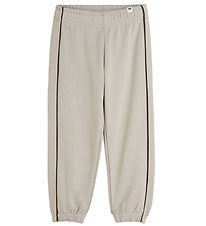Mini Rodini Sweatpants - Plain Rörledningar - Grey