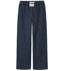 Name It Byxor - NknStrane - Marinblå Blazer Ränder