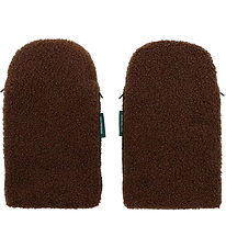 KongWalther Barnvagnshandskar - Østerbro - Chocolate Brown tedd