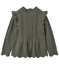Fliink Blouse - Knitted - Alilly Peplum - Beetle