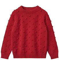 Fliink Blouse - Knitted - Bon Dot - Pompeian Red