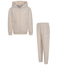 Nike Sweatset - Cardigan/Jogginghosen - Sandverwehung