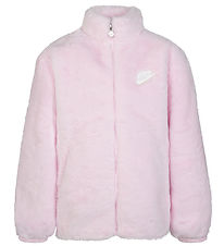 Nike Jacket - Soft & Cozy - Faux Fur - Pink Foam