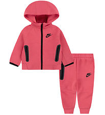 Nike Jogging galli - Tech - Cardigan/Joggingbuxur - Aster Bleikt