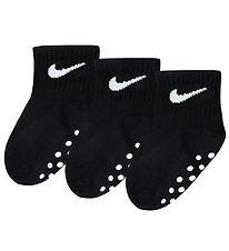 Nike Sokkar - 3 Pakki - Rennilaust - Svart