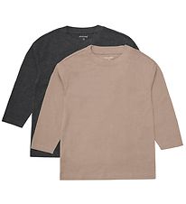 Minymo Blusen - 2er-Pack - Fossil