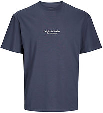 Jack & Jones T-skjorte - Noos - JovVesterbro - Nightshadow Blu/L