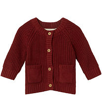 Lil' Atelier Cardigan - Stickad - Kryddat Apple
