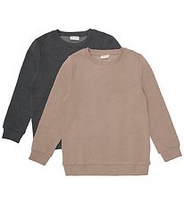 Minymo Sweatshirt - 2-Pack - Fossil