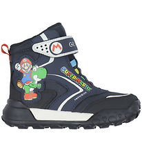 Geox Winterstiefel - J Trekkyup - Super Mario - Tex - Navy/Schwa