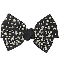 DAY ET Hårspänne - Pearl Pärlhår Bow - 20x11,5 cm - Black