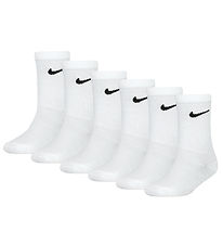 Nike Sokkar - 6 Pakki - Hvítt
