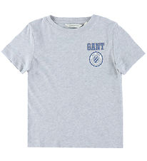 GANT T-skjorte - 1949 - Light Grey Melange