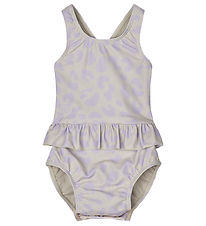 Liewood Badeanzug - Amina Baby - UV40+ - Leo/Misty Lilac