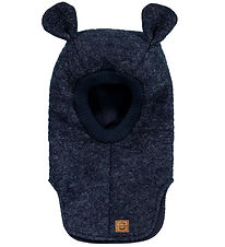 Mikk-Line Balaclava - Wool - Blue Nights w. Ears