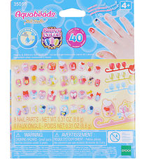 Aquabeads Perlusett - Naglastúdíó - Hearts & Ribbons Nail Refill