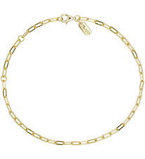 Design Letters Bracelet - Chunky Square - Small - 18K Gold Plate