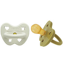 Hevea Pacifiers - 3-36 Mths. - 2-Pack - Natural Rubber - Archipe