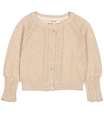 MarMar Cardigan - Stickad - Tillie - Gold m. Glitter