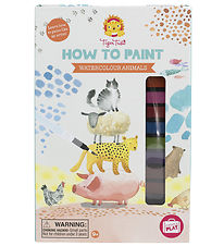 Tiger Tribe Colouring Set - How To Paint - Watercolor Animals
