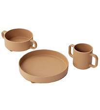 Everleigh & Me Dinner Set - Silicone - 3 Parts - Rust