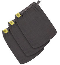 Lässig Waschlappen - 3er-Pack - Anthracite