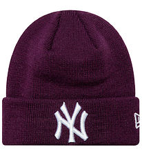 New Era Beanie - Knitted - New York Yankees - Purple