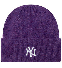 New Era Beanie - Wool - New York Yankees - Purple