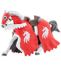 Papo Horse Of Unicorn Knight w. Spear - H: 14.5 cm