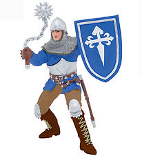 Papo Knight w. Morning Star - H: 10 Cm