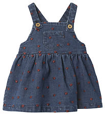 Lil' Atelier Pils - NbfLiva - Dark Blue Denim/Heart Útsaumur