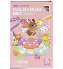 Tiger Tribe Colouring Set - Shimmer Coloring Set - Little Fairy