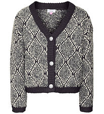 Vero Moda Girl Cardigan - Knitted - VmRory - Obsidian/Birch