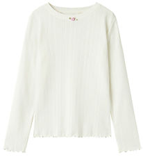 Name It Blouse - NkfSilke - Cloud Dancer