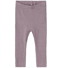 Name It Leggings - Noos - NbnKab - Elderberry/Melange