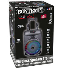 Bontempi Loudspeaker w. Microphones/Lights - 87 cm - Wireless -