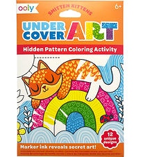 Ooly Coloring sheet - Undercover Art - 12 pcs - Smitten Kitten