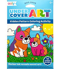Ooly Coloring sheet - Undercover Art - 12 pcs - Dog Days
