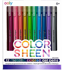 Ooly Markers - Color Sheen Metallic Gel - 12 pcs