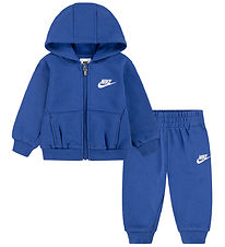 Nike Sweatset - Cardigan/Jogginghosen - Spiel Royal