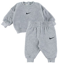 Nike Sweatset - Sweatshirt/Jogginghosen - Grey Heather