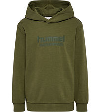 Hummel Hoodie - hmlJR Base - Winter Moss